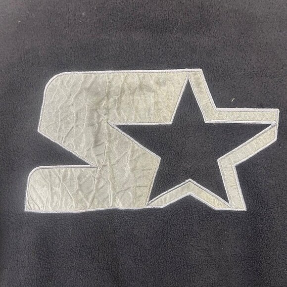 STARTER Men's Size XL Jacket Reversible Fleece Bomber Varsity Jacket - Picture 11 of 16